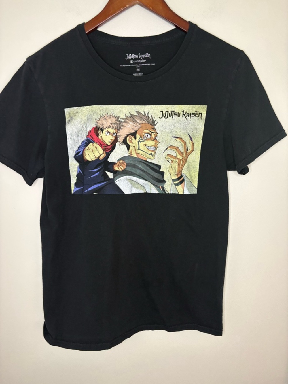 Jujutsu Kaisen Graphic Tee Anime Shirt Black Size M Crunchyroll